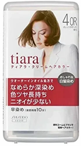 Shiseido Tiara Color de Cabello Crema Alto Teñido Poder Textura Suave 10 Min 4o JP Foto 1 de 1