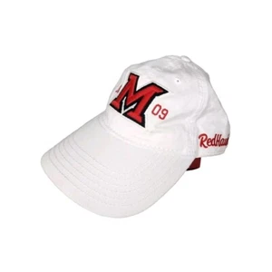 Miami RedHawks Legacy Adjustable Hat Unisex White Ball Cap One Size - Picture 1 of 8