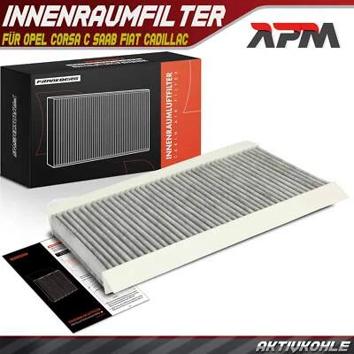 Innenraumfilter Aktivkohle für Opel Corsa C Vectra C Saab 9-3 Fiat Cadillac