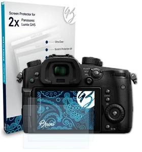 Bruni 2x Écran protecteur pour Panasonic Lumix GH5 Protecteur d'écran - Photo 1 sur 4