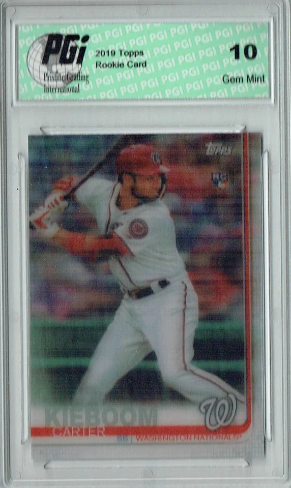 Carter Kieboom 2019 Topps 3D #US109 Only 540 Made! Rookie Card PGI 10 - Image 1 of 1