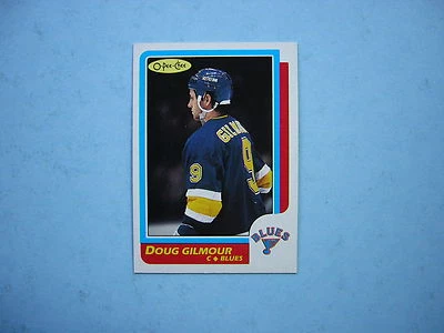 1986/87 O-PEE-CHEE NHL HOCKEY CARD #93 DOUG GILMOUR NM+ SHARP!! 86/87 OPC - Image 1 of 2