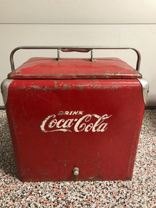 classic coke fridge