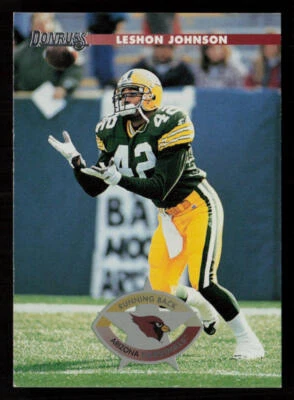 1996 Donruss #188 LeShon Johnson Arizona Cardinals Football Card - Image 1 of 2