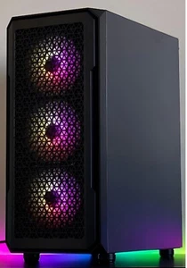 Ryzen 7 5700G Gaming Computer Desktop PC 16 Core Logical 512GB NVME SSD 16GB RAM - Picture 1 of 11