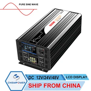 converter 12v/24v/48vdc to 120vac pure sine wave power inverte 3200/5000 - Picture 1 of 8