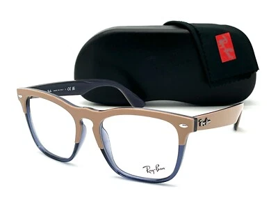 Gafas Ray Ban STEVE RX4487VF 8195 beige sobre azul transparente / 54 mm RB4487 Foto 1 de 4