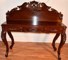 1880s Antique Victorian carved Walnut sideboard / server / buffet