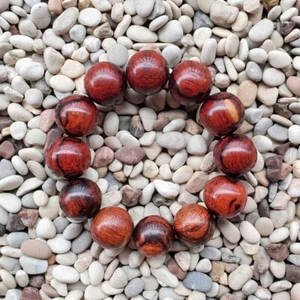 Precioso brazalete Akar Laka 20 mm Dalbergia Parviflora 12 cuentas Kayu Menang #47 - Imagen 1 de 4