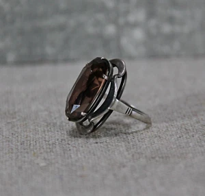 Vintage silver women's ring/ Soviet sterling silver 875 - Picture 1 of 10