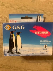 Black Ink Cartridge For Epson Workforce (New) - Picture 1 of 8
