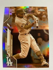 Topps Chrome Mookie Betts 2020 refractor sepia Dodgers   - Imagen 1 de 1