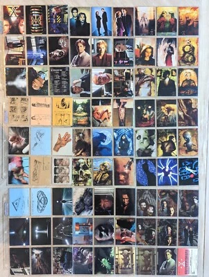 1995 Topps X-Files Complete Trading Card Set i1 - i6 + 1-72 - Image 1 of 4