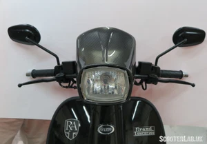 Royal Alloy GT 125/200 SLUK Sports screen - WHITE - Picture 1 of 5