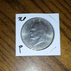 1976 - P Mint -  Type 2 Eisenhower "Ike" "$1 Coin  