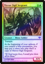 Mirror-Sigil Sergeant FOIL Conflux NM White Mythic Rare MAGIC CARD ABUGames