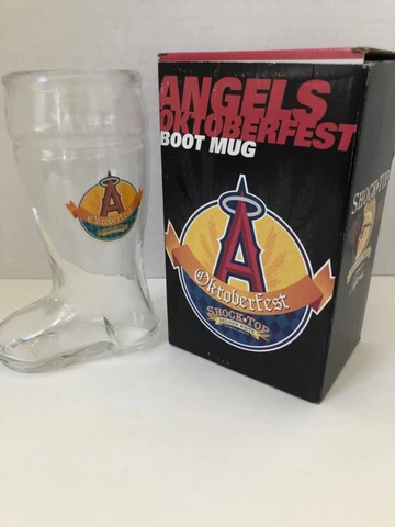 Los Angeles Angels of Anaheim Oktoberfest Boot Mug SGA Shock Top Das Boot Beer Cover