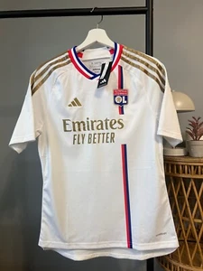 Olympique Lyonnais 23/24 Home Jersey Soccer Football Shirt Adidas Size XL Boys - Picture 1 of 9