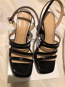 Russell & Bromley size39 woman platform black sandal - Picture 1 of 4