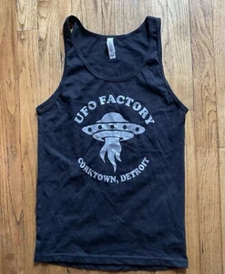 UFO FACTORY CORKTOWN DETROIT t shirt SLEEVELESS tank top XS Punk Bar Club UAP - Picture 1 of 1