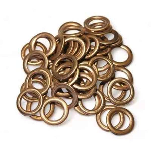 100 x Copper Compression Sump Washer - ID 16mm x OD 22mm x 2mm Thick - Picture 1 of 2