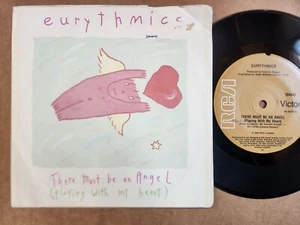 EURYTHMICS - THERE MUST BE AN ANGEL/GROWN UP GIRLS - Singles P/S - Picture 1 of 2