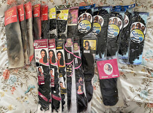 Hair extensions Large Wholesale Joblot Braid, Extensions, Weft, Weave X 20 Mixed