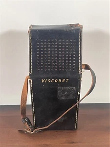 Vintage Viscount Transceiver Model 9000 By Toshiba Japan with Leather Case - Picture 1 of 13