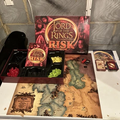 The Lord Of The Rings Risk Board Game By Parker Vtg Retro Gaming - Image 1 of 4