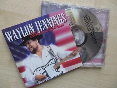 CD WAYLON JENNINGS - WHITE LIGHTNIN - 1988 - Bild 1 von 2