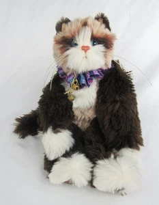 Arlene Eric Anderson Lexington Bear '91 Soft Sculpture Air Brushed Pasta the Cat - Picture 1 of 12