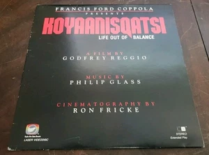 Koyaanisqatsi Laserdisc Francis Ford Coppola Visually Stunning Cinematic W18 - Picture 1 of 15