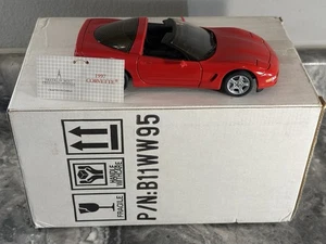 Franklin Mint 1997 Chevy Corvette C5 1:24 Scale Diecast Model Car Red B11WW95 - Picture 1 of 6