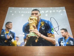KYLIAN MBAPPE signed 12x8 PHOTO FRANCE PSG + COA - Picture 1 of 2