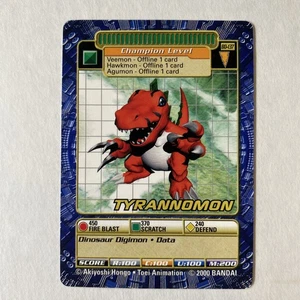 Digimon Digi Battle Tyrannonmon Bo-137 Series 3 Bandai 2000 Non Foil NM/LP - Picture 1 of 4