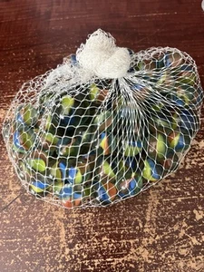 Glass Colored marbles 2 Bags Over 200 Marbles . Still Unopened - Bild 1 von 2