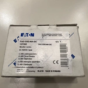 FAZ-C5/2-NA-DC Klockner-Moeller, Div of Eaton Corp. Circuit Breakers, FAZ Series - Picture 1 of 5