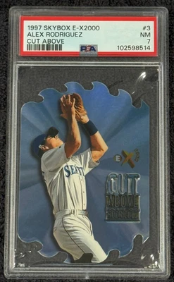 1997 Skybox E-X2000 Cut Above # 3 Alex Rodriguez PSA 7 - Image 1 of 2