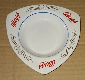 Bass Triangular Ceramic Pub Ashtray by T. G. Green & Co Ltd England Bass & Co. - Picture 1 of 16