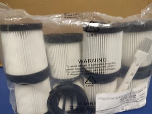 NEU Ersatz HEPA-Filter für kabellosen Stielstaubsauger FSV001 - 8er Pack mit Bürste - Bild 1 von 4