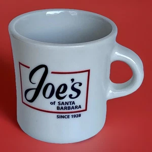 Joe's Cafe Santa Barbara, CA Restaurant Ware Mug Homer Laughlin China, 4" - Picture 1 of 9
