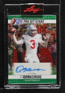 2021 Leaf Pro Set Stars Metal Auto Green Mojo /4 Quinn Ewers #PSS-QE1 Auto - Picture 1 of 3