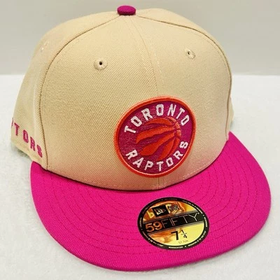 New Era Toronto Raptors Passion Mango 59FIFTY Gorra Ajustada 7 1/4 Naranja NBA Foto 1 de 4