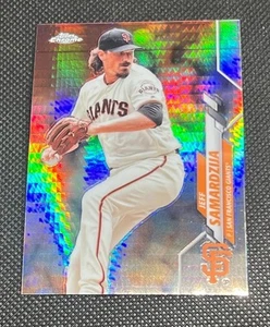 2020 Topps Chrome - Jeff Samardzija #197 Hyper Prism Refractor Giants - Bild 1 von 2