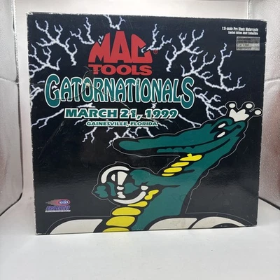 1999 Gatornationals Pro Stock Bike 1 - 7000 MAC TOOLS NHRA DRAG BIKE NIB NOS - Image 1 of 4