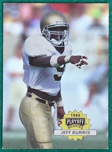 Jeff Burris - 1994 Playoff #292 - Buffalo Bills Rookie Football Karte - Bild 1 von 3