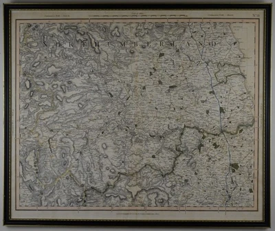 South Northumberland & North Durham. Original 1827 engraved map by John Cary - Image 1 of 4