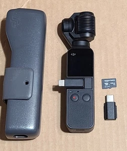 DJI Osmo Pocket 1 3-Axis Stabilizer 4K  Camera Case SD Card Adapters Gimbal  - Picture 1 of 6