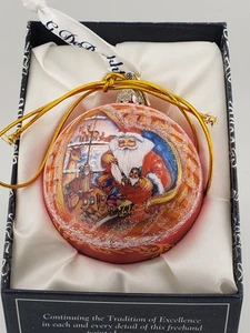 G. Debrekht Santa Workshop Glass Ornament 73611 - Picture 1 of 18