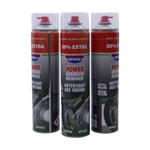 Bremsenreiniger Power Presto 3x600 ml Spraydose Bremsen Spray Teilereiniger - Bild 1 von 4
